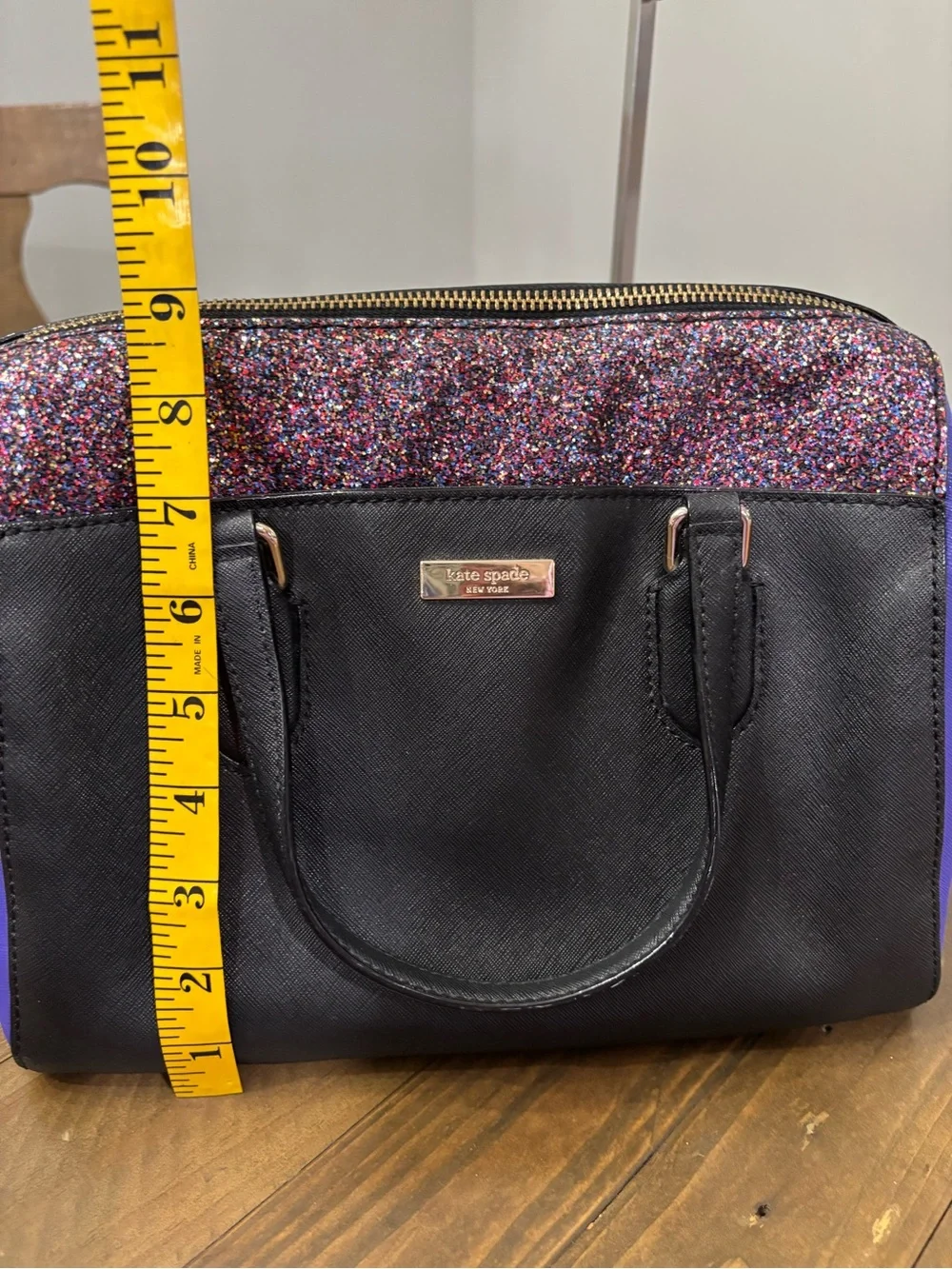 Kate Spade Laurel Way Glitter Colorblock Lanae Satchel